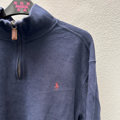 3/4 Zipped Navy Ralph Lauren Sweater