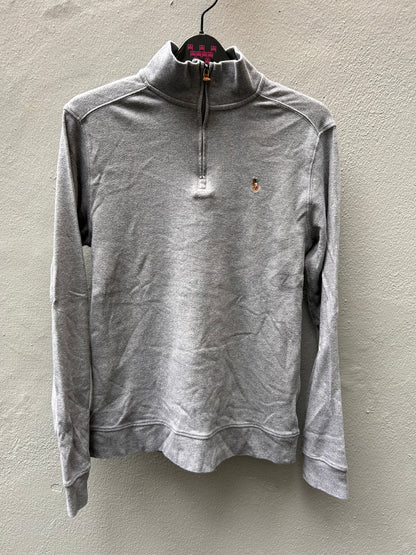 Grey 3/4 Zipped Ralph Lauren Sweater