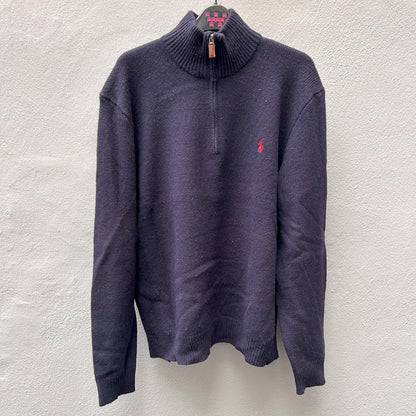 Navy 3/4 Zipped Ralph Lauren Sweater