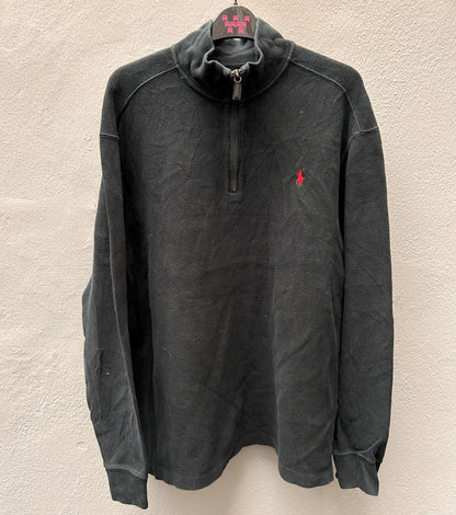 3/4 Zipped Black Ralph Lauren Sweater