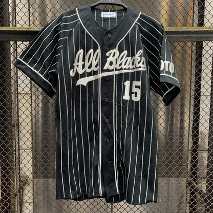 Japanese Baseball Jersey - All Blacks