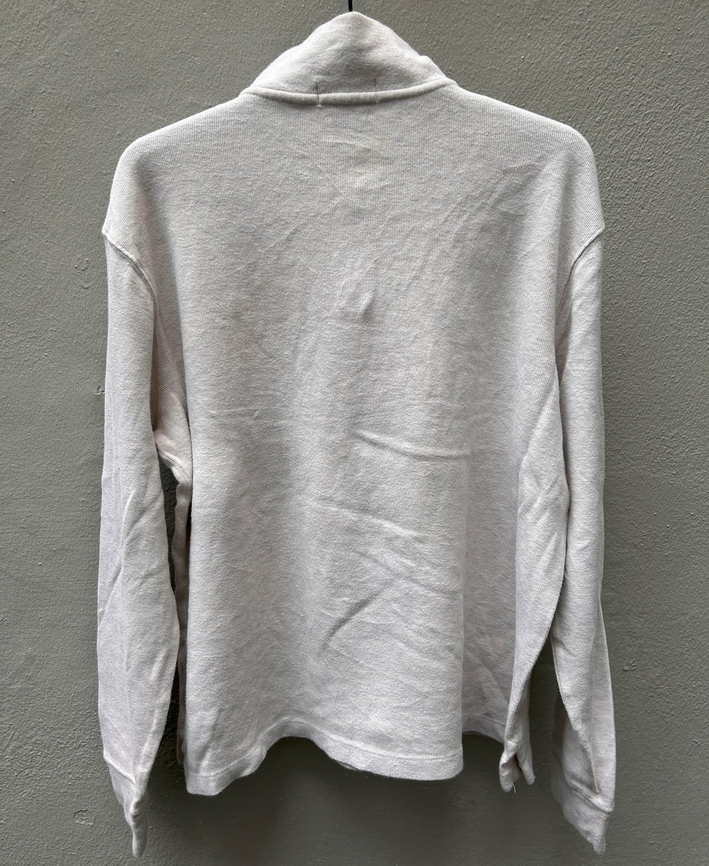 3/4 Zipped White Ralph Lauren Sweater