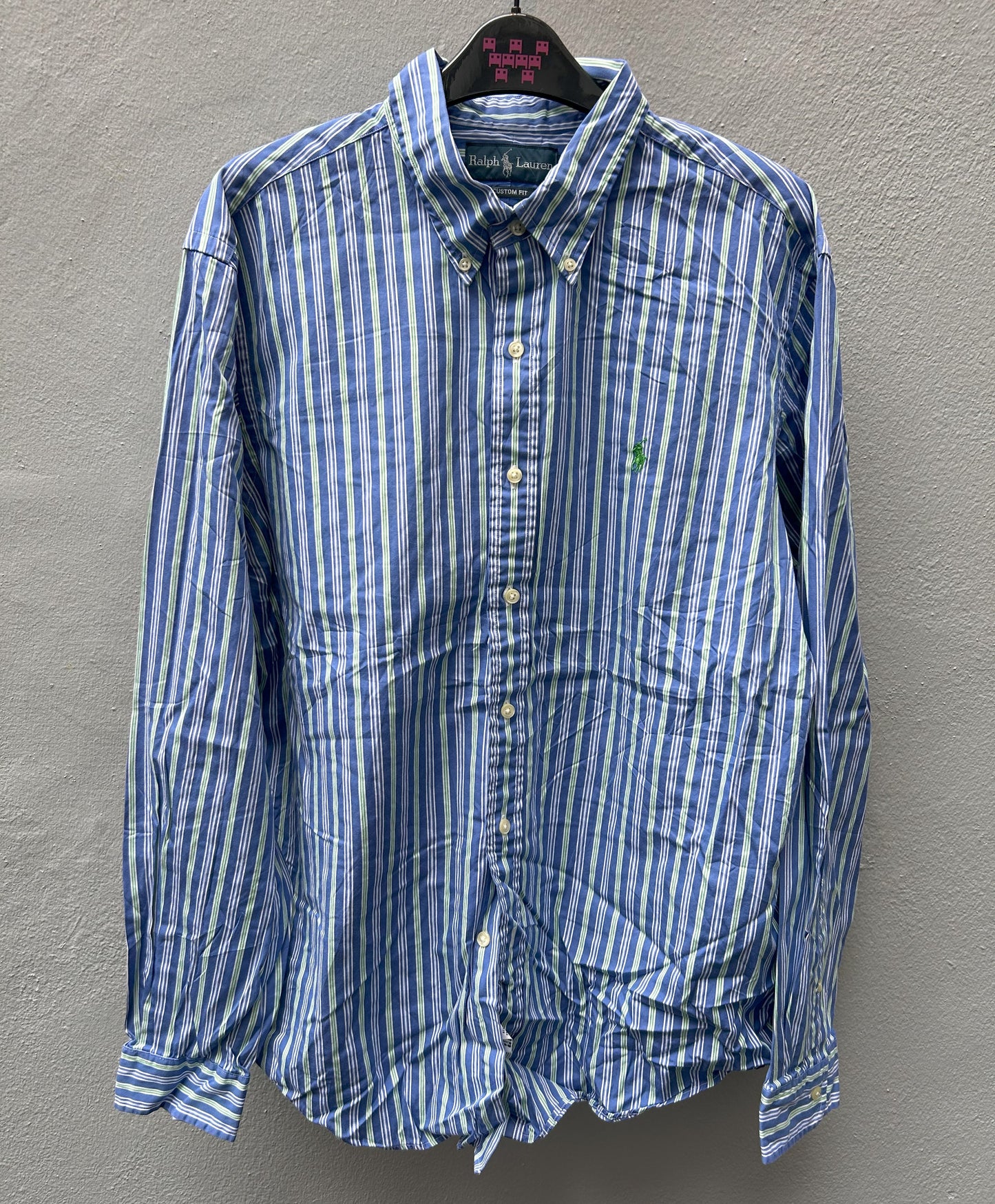 Green/Blue Stripes Ralph Lauren Shirt