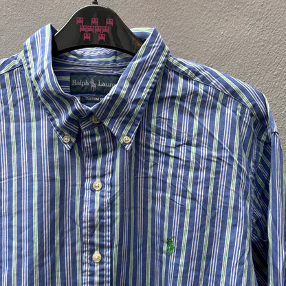 Green/Blue Stripes Ralph Lauren Shirt