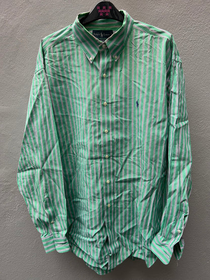 Green/White/Blue Stripes Ralph Lauren Shirt