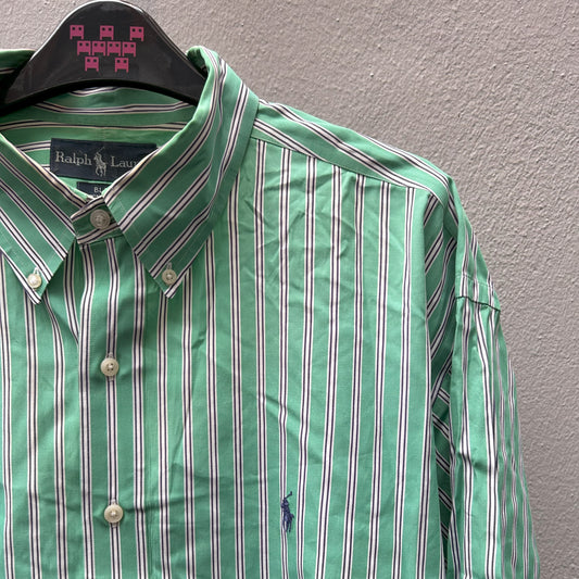 Green/White/Blue Stripes Ralph Lauren Shirt