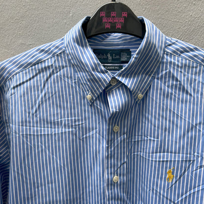 White/Blue Stripes Ralph Lauren Shirt