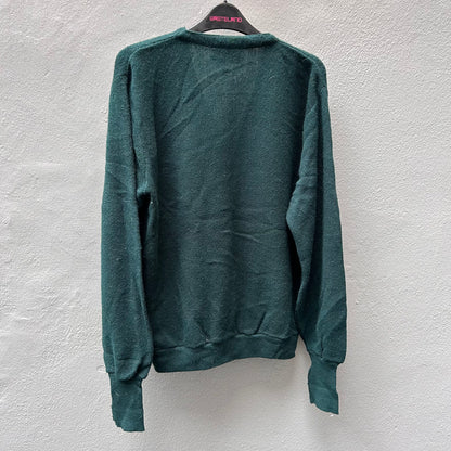 Dark Green Lacoste Cardigan