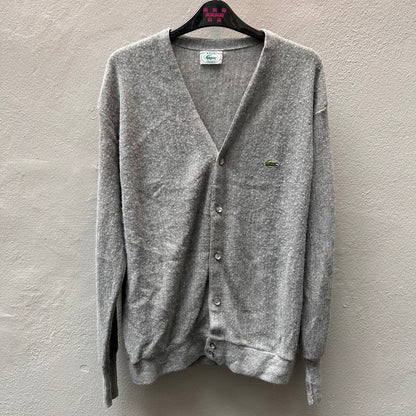 Grey Lacoste Cardigan