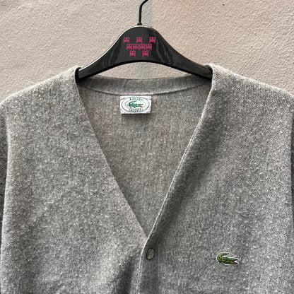 Grey Lacoste Cardigan