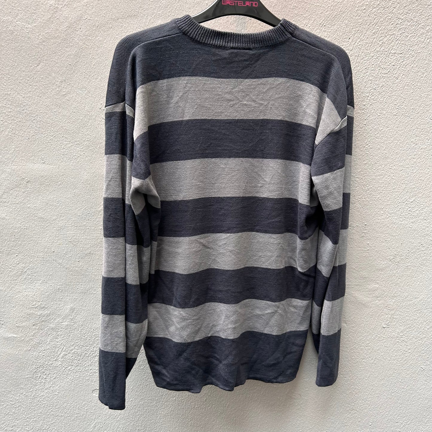 Grey Stripes Lacoste Sweater