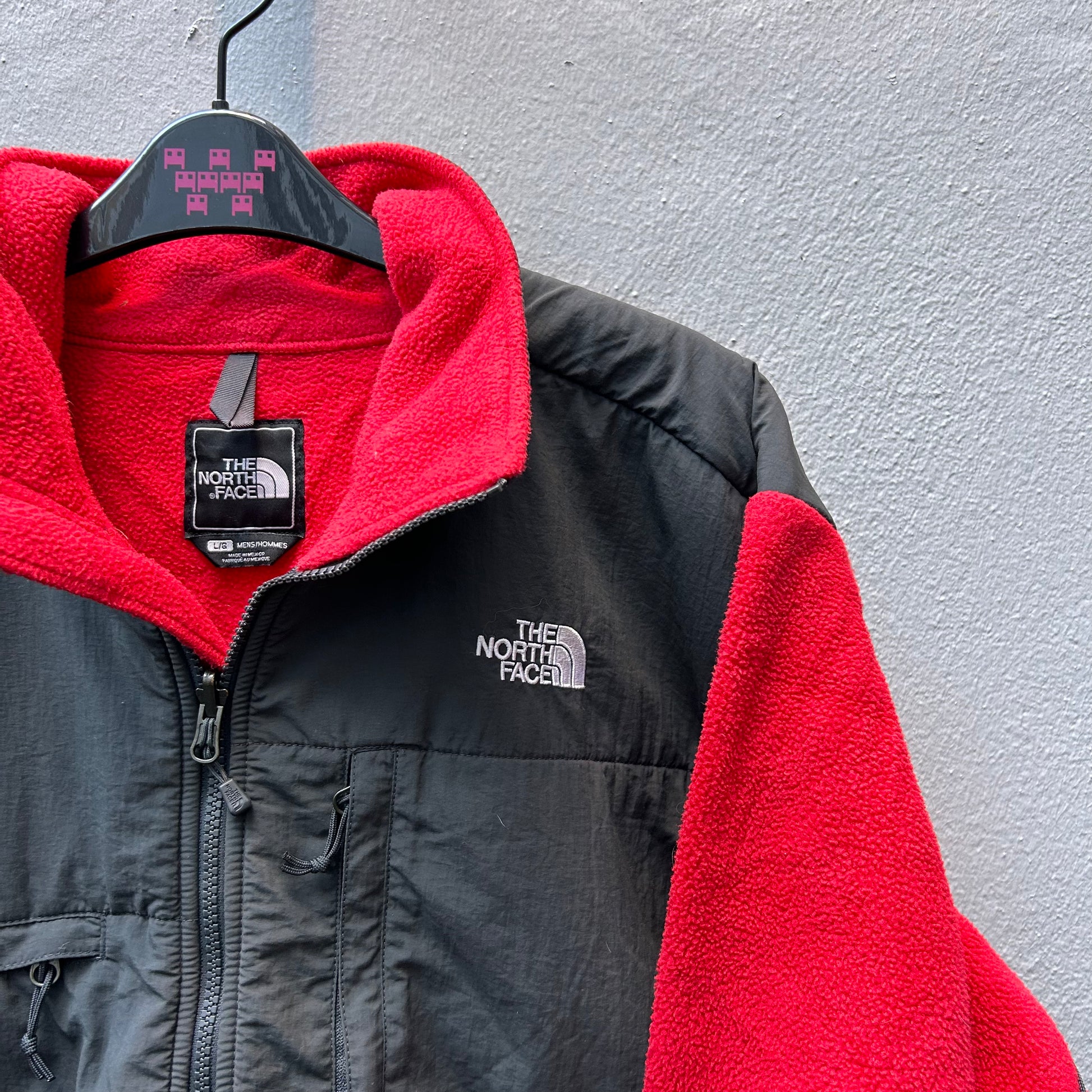 Mens red north face fleece online