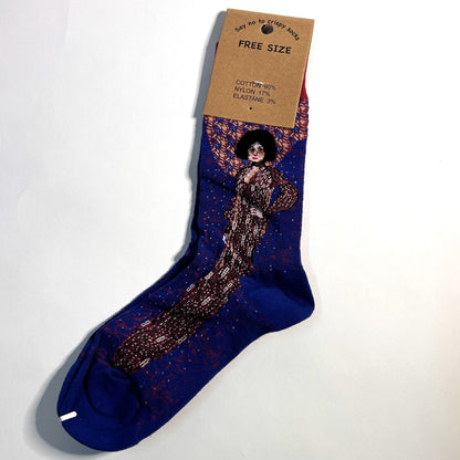 Purple Klimt Socks