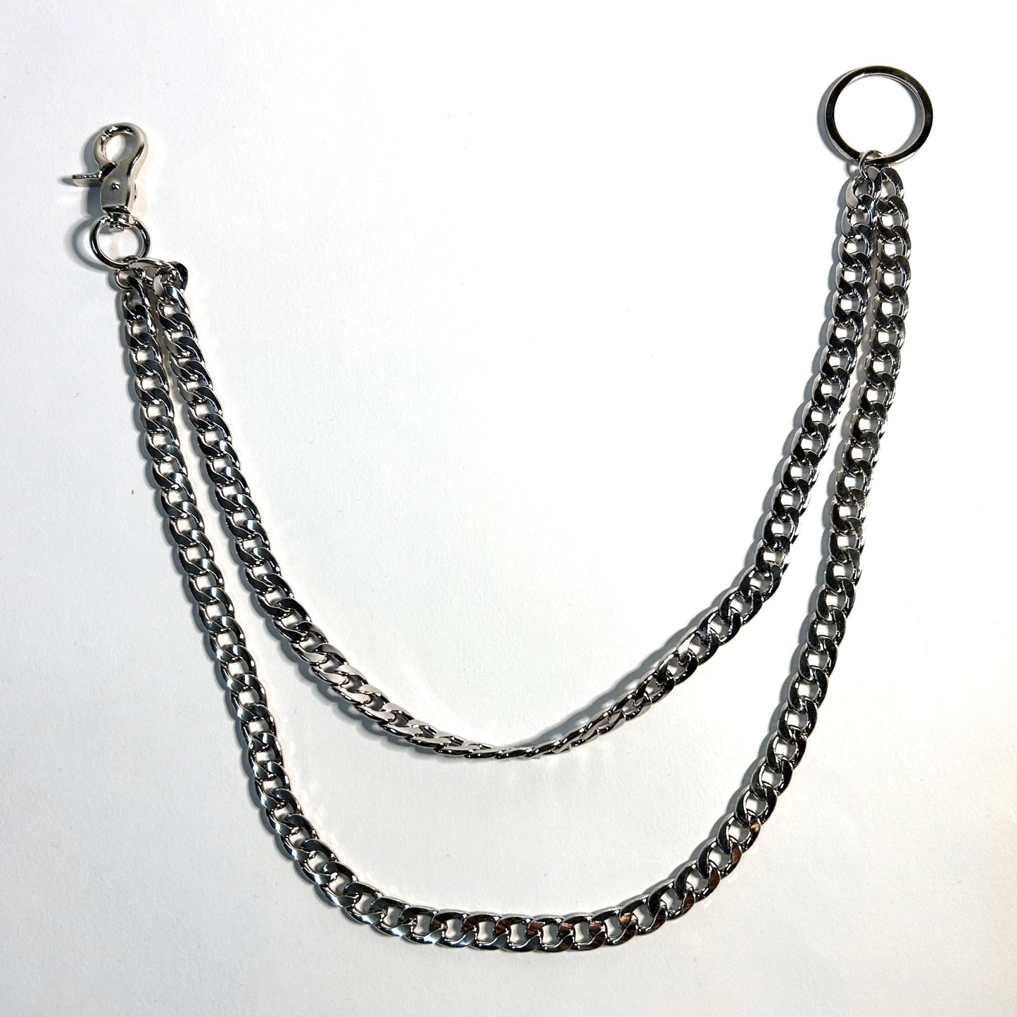 Silver Double Pants' Chains