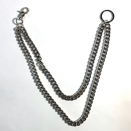 Silver Double Pants' Chains