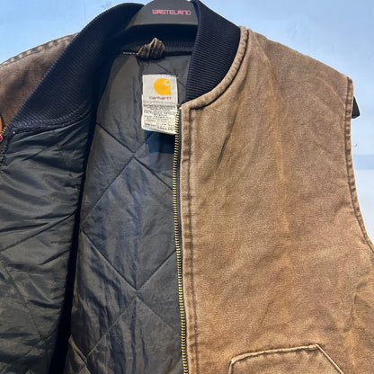 Brown Carhartt Made in USA Vest