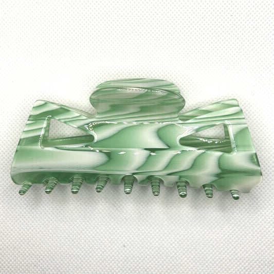 Green Triangle Hairclip