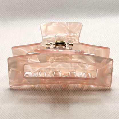 Pink Square Hole Hairclip