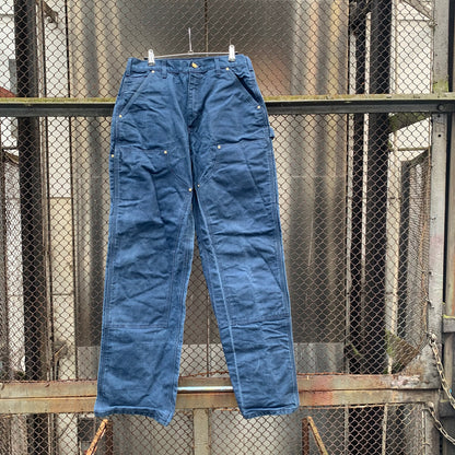 Carhartt Made in USA Blue Double Knees Carpenter Pants