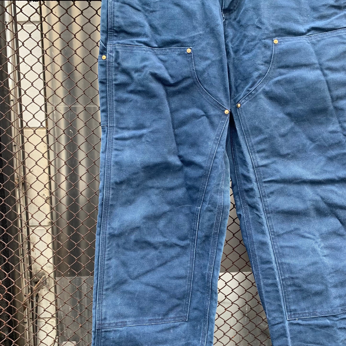 Carhartt Made in USA Blue Double Knees Carpenter Pants