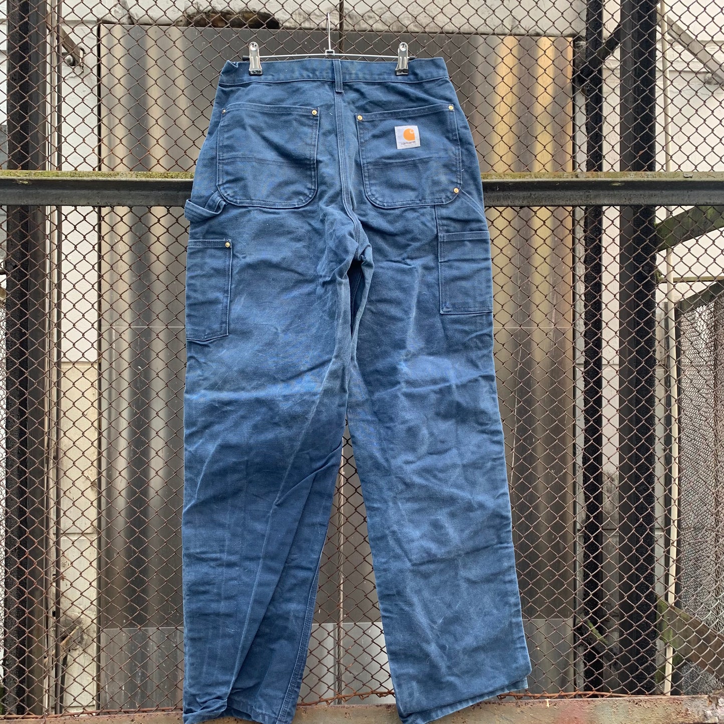 Carhartt Made in USA Blue Double Knees Carpenter Pants