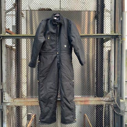 Carhartt Made in USA Black Double Knees Coverall