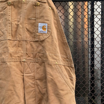 Carhartt Made in USA Brown Double Knees Overall, 100 years