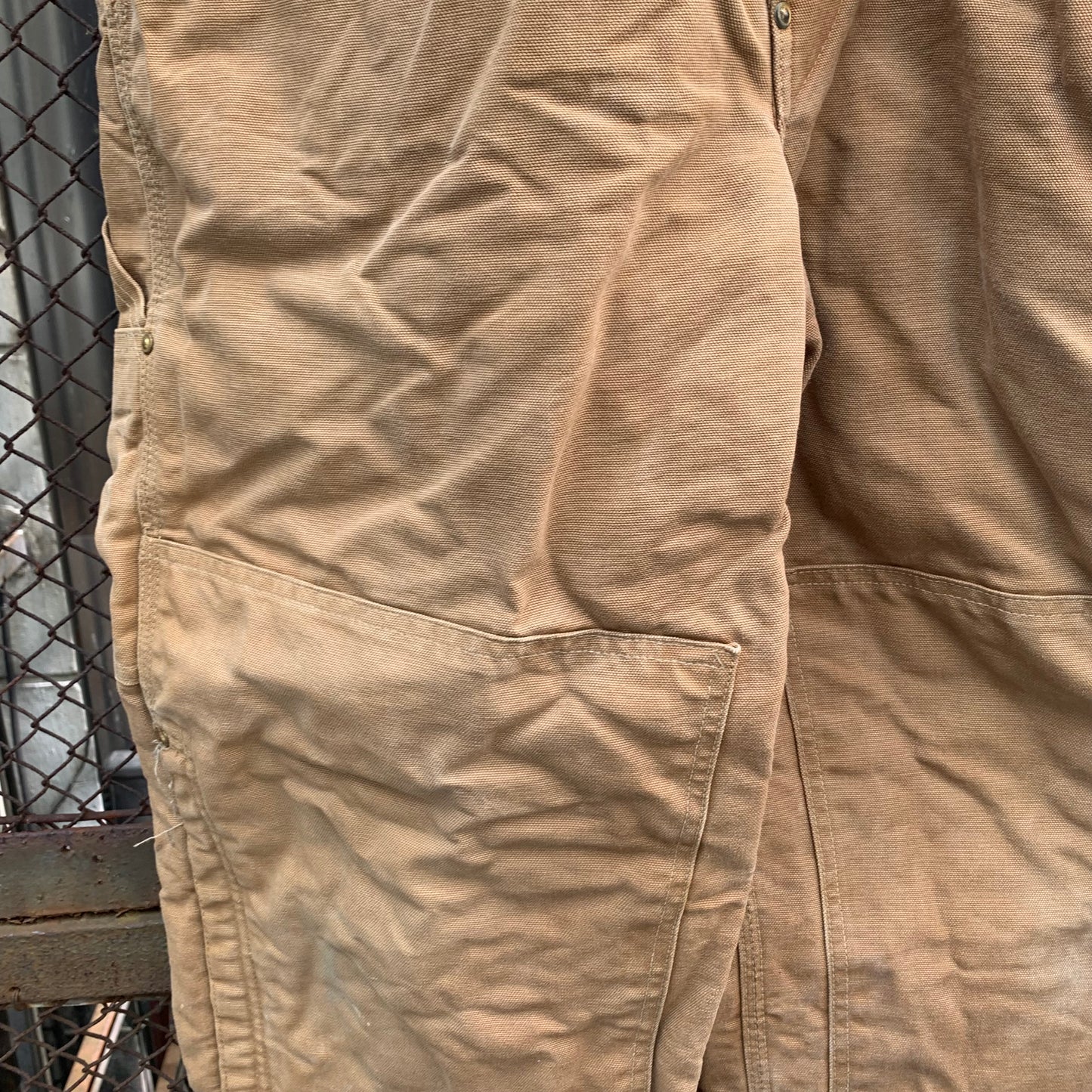 Carhartt Made in USA Brown Double Knees Overall, 100 years