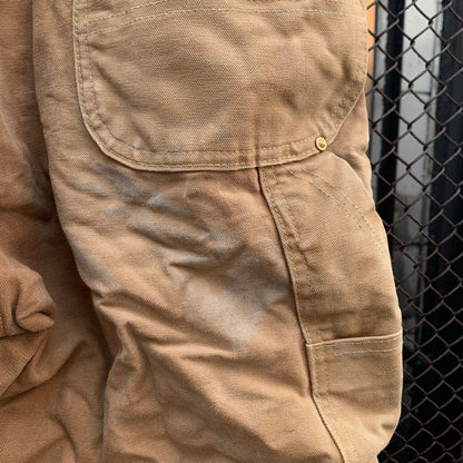 Carhartt Made in USA Brown Double Knees Overall, 100 years