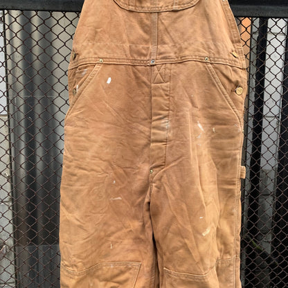 Carhartt Made in USA Brown Double Knees Overall