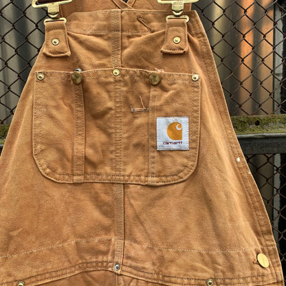 Carhartt Made in USA Brown Double Knees Overall