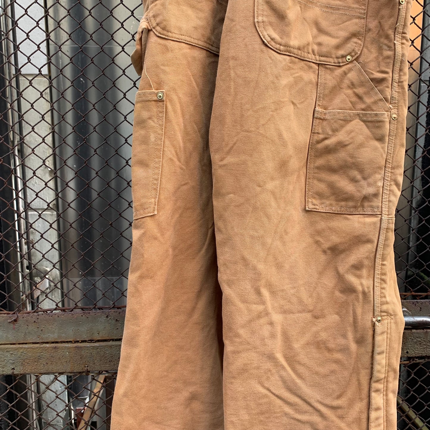 Carhartt Made in USA Brown Double Knees Overall