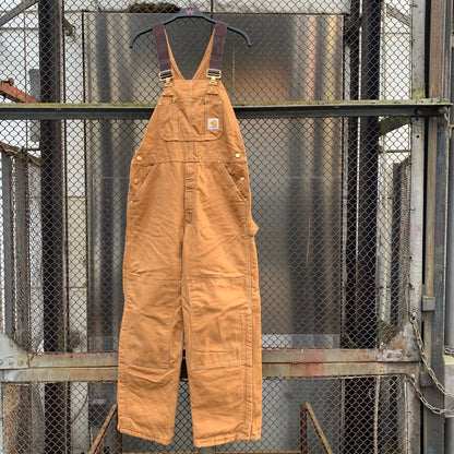 Carhartt Made in USA Brown Double Knees Overall