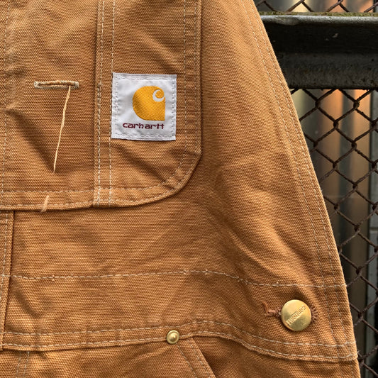 Carhartt Made in USA Brown Double Knees Overall