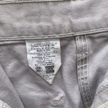 Carhartt Made in USA Beige Carpenter Pants