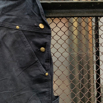 Carhartt Made in USA Black Double Knees Overall