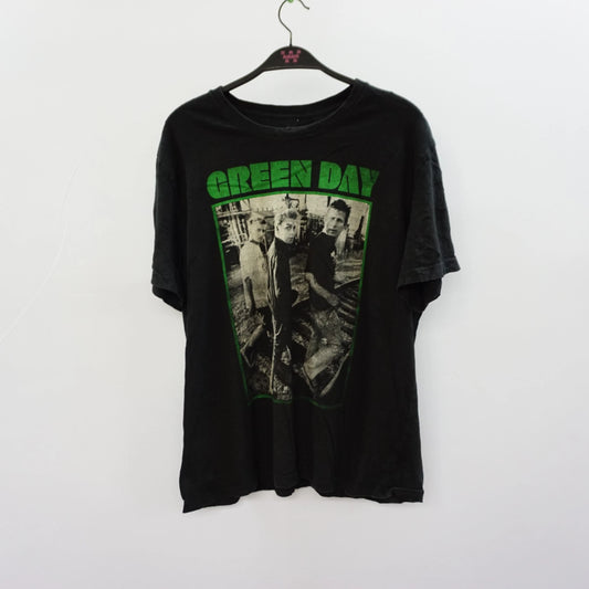 Vintage Black Green Day Tee-Shirt