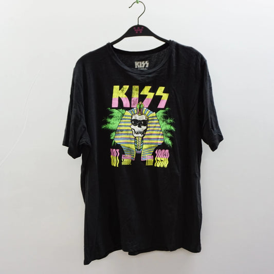 Vintage Black Kiss Tee-Shirt