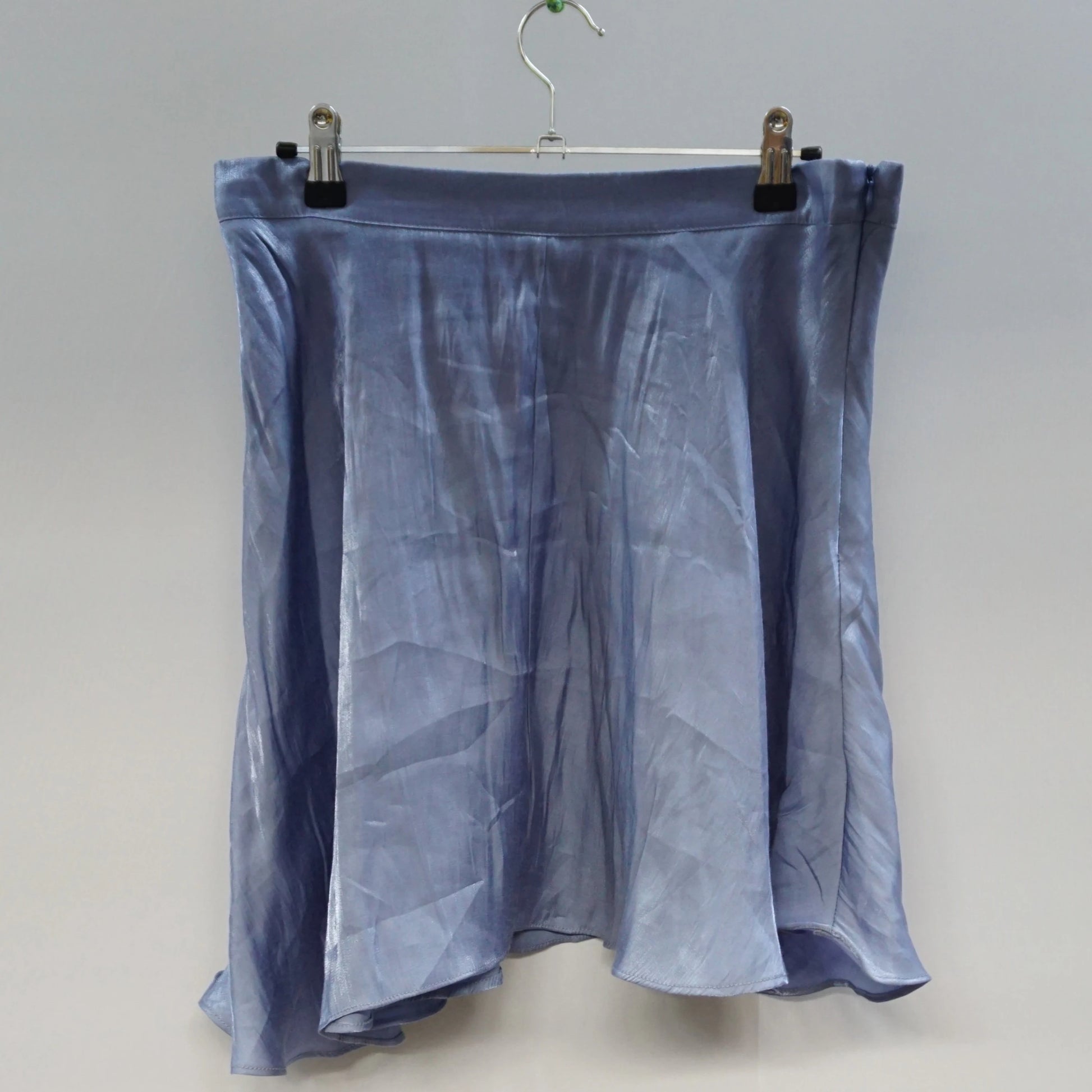 Vintage Blue Silky Skirt