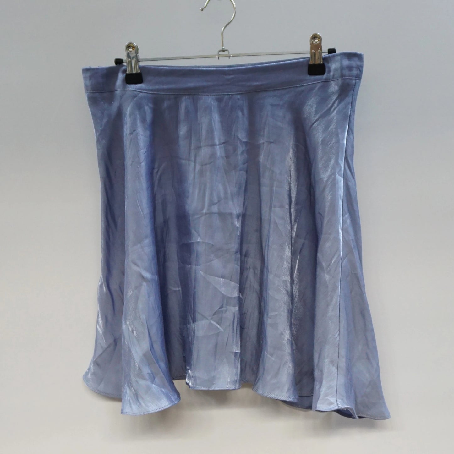 Vintage Blue Silky Skirt