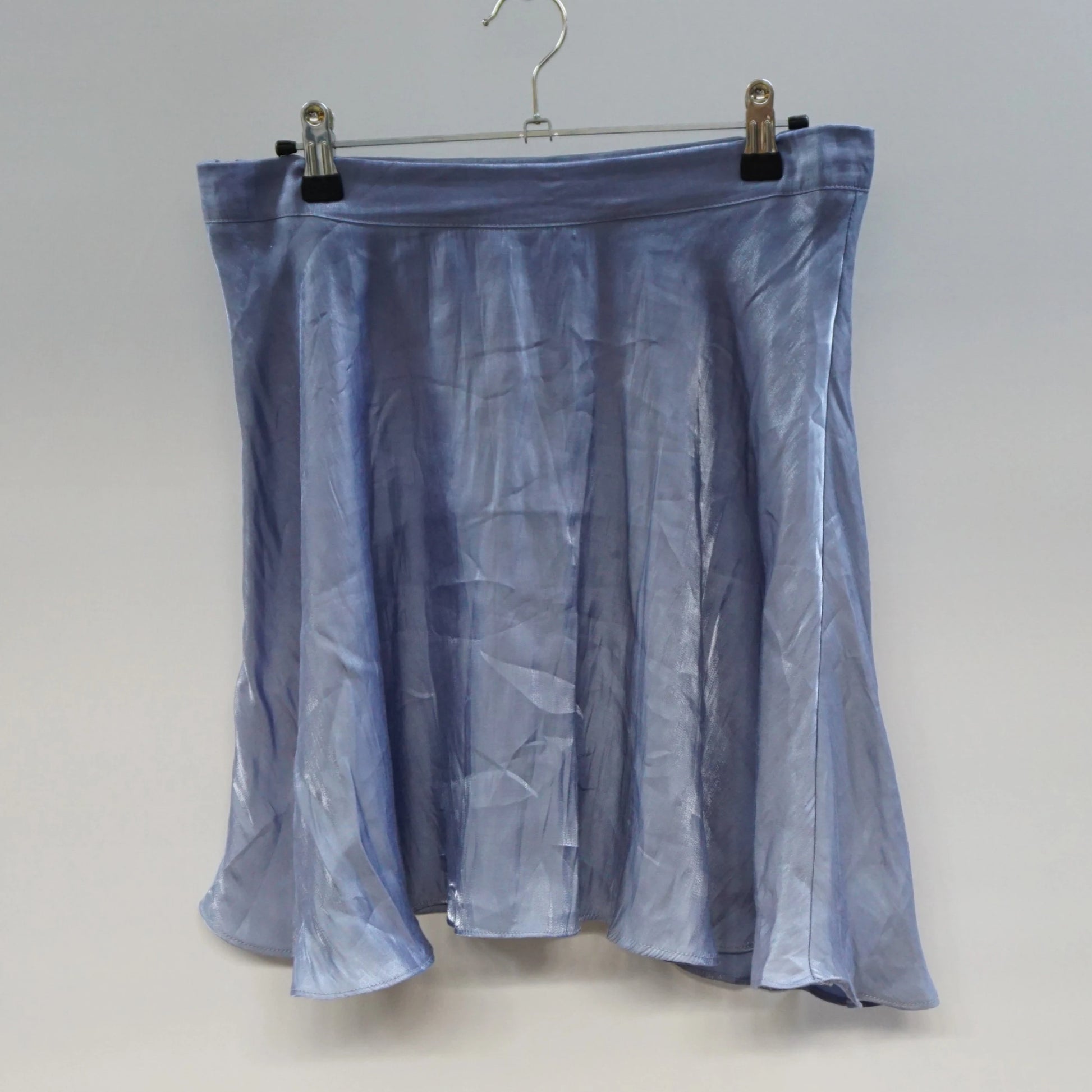 Vintage Blue Silky Skirt