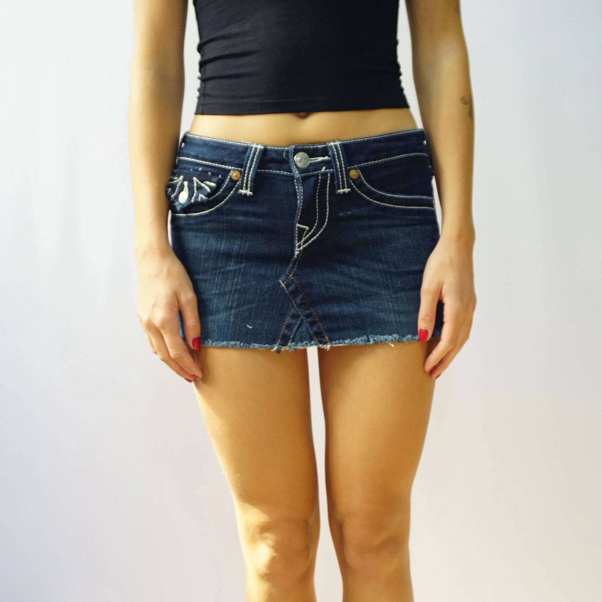 Vintage True Religion Blue Skirt