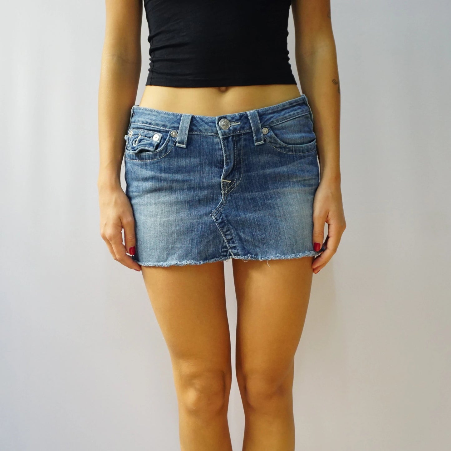 Vintage True Religion Blue Skirt