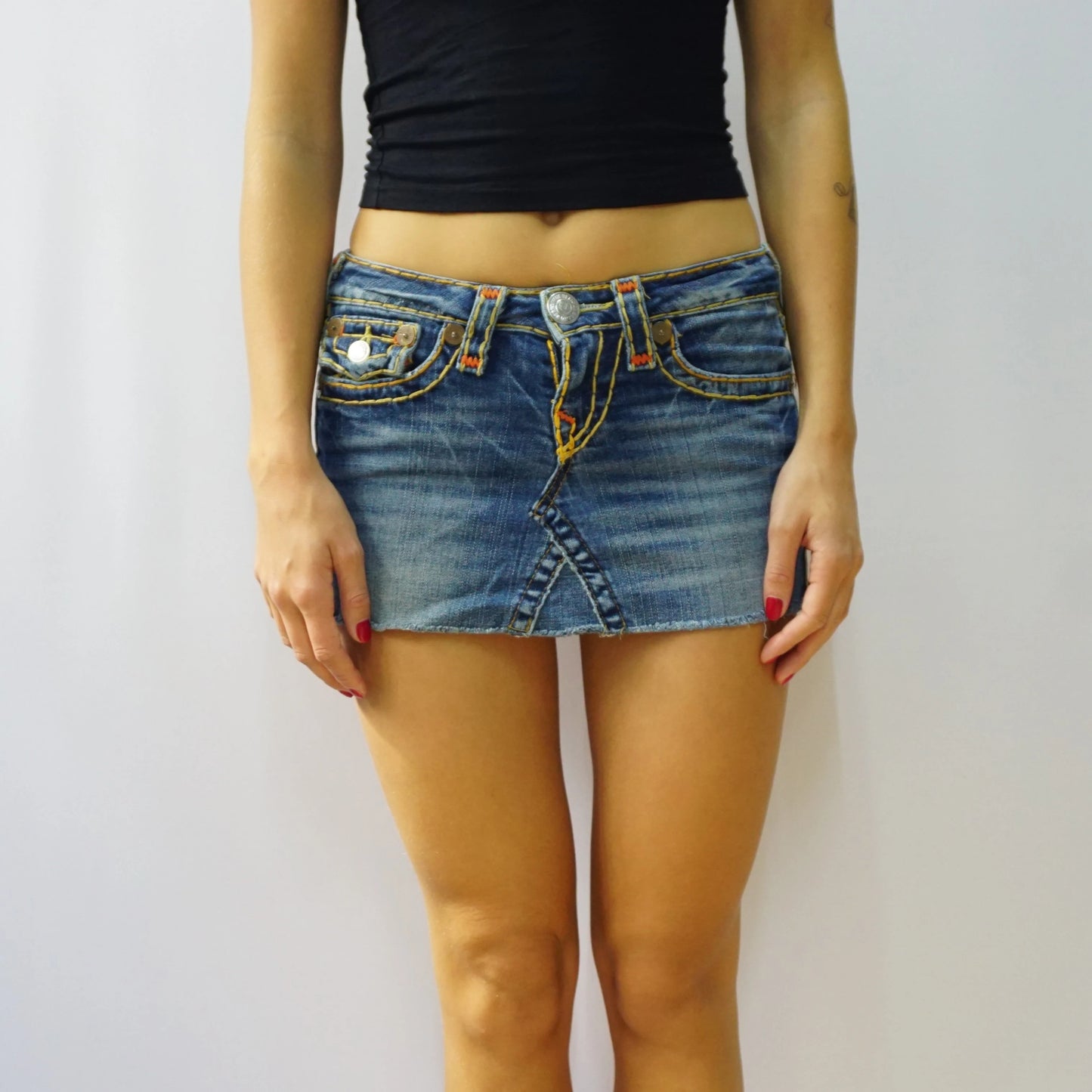 Vintage True Religion Blue Skirt