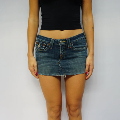 Vintage True Religion Blue Skirt