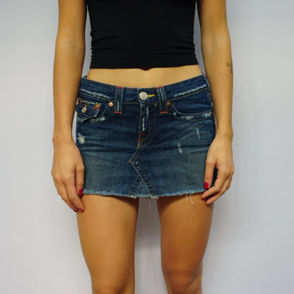 Vintage True Religion Blue Skirt