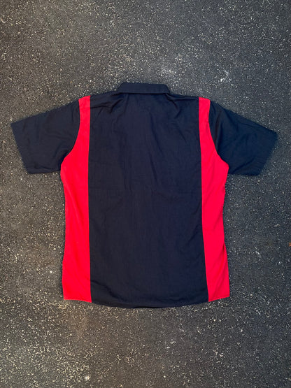 Dickies Industrial Color Block Work Shirt - Black & Red - Size L