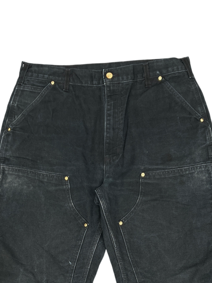 Vintage Carhartt Black Double Knee Made in USA Loose original fit Jeans