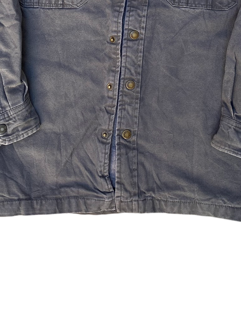 Vintage Dickies Hooded Duck Canvas Gray Work Jacket