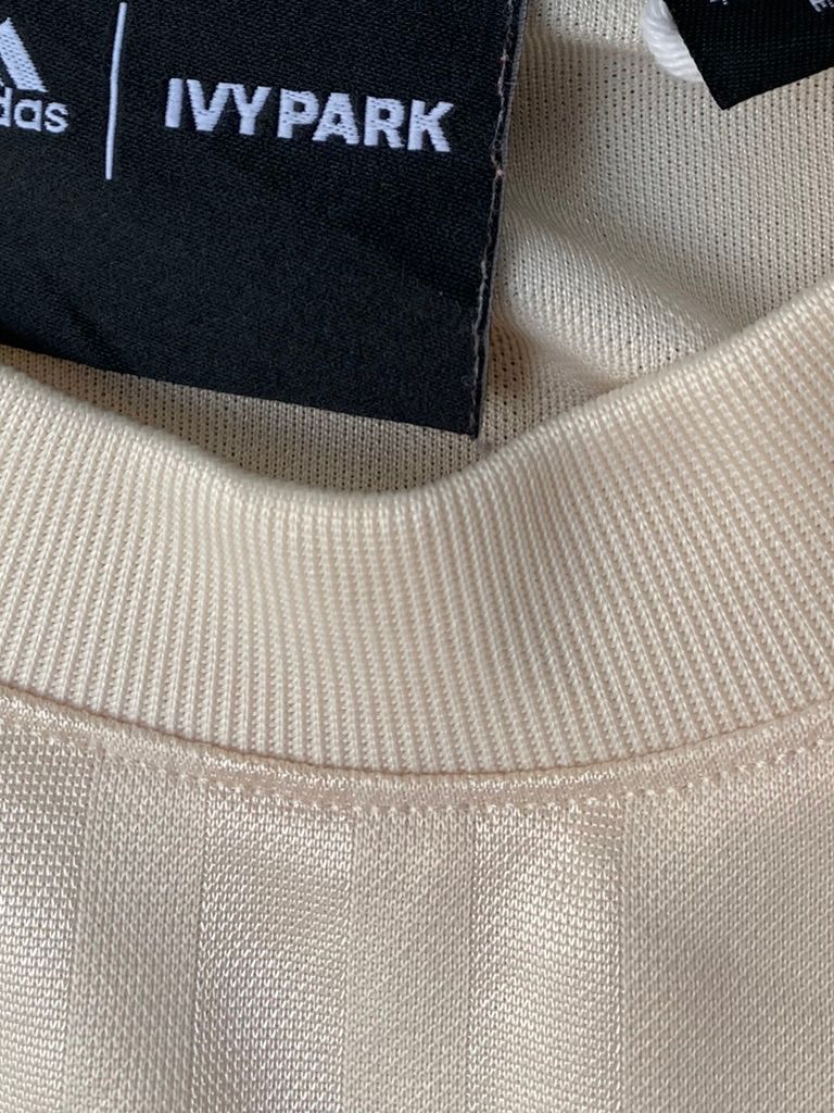 Adidas Ivy Park Cream Soccer Jersey Long Sleeve - Blokecore